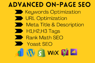 elite on page technical shopify wix wordpress seo fixes rankmath yoast meta tags
