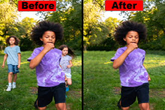 add, remove person or object from photo and extend background