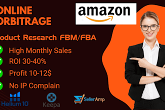 do fba amazon online arbitrage product research USA and UK