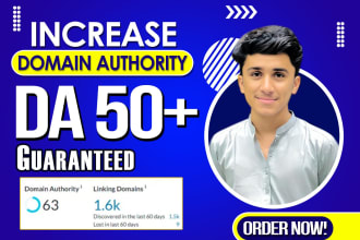 increase domain authority moz da50 with high authority backlinks
