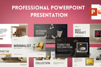 design professional powerpoint presentation,  template or google slides