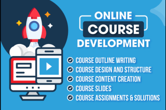 be your expert online course content developer