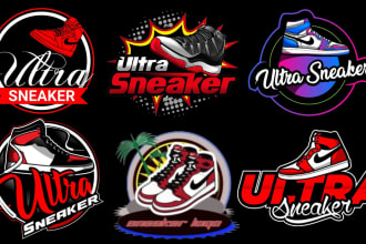 design customized shoes logo, sneaker , for your store or business