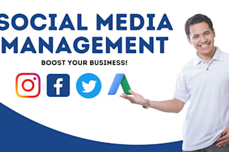 be your personal social media manager and virtual assistant