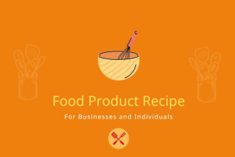 develop a food product recipe