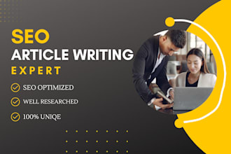 do best well researched SEO optimized content writing, article writing and blog