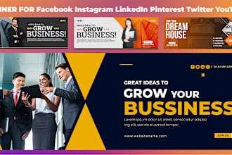 design facebook cover, youtube banner and all social media