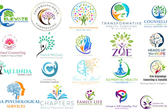 unique, professional coaching and counseling logo within 24hrs