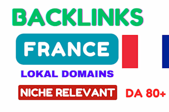 do 12 france backlinks da high quality top pr trust flow tf high link building