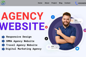 build any types of agency website