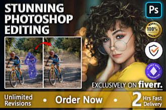 do quick realistic photoshop editing, add or remove object and manipulation