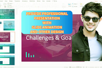 create professional presentaion  slides animation designe