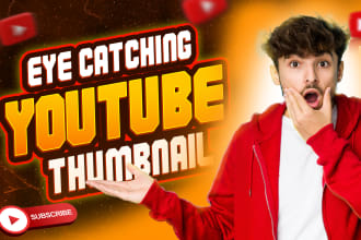 make catchy clickbait youtube thumbnail design