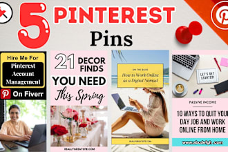 design 5 stunning pinterest pins