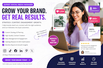 be your monthly social media manager