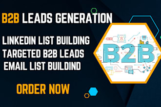 provide b2b lead generation for any business by using sale navigator