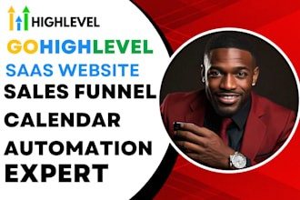 do gohighlevel saas website go high level ghl sales funnel calendar automation