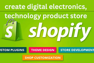 create digital electronics product store, technology electronic product store
