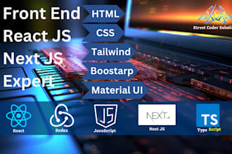 do web dev projects frontend backend react node nextjs as an expert