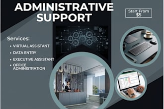 be your proactive virtual assistant for administrative and executive support