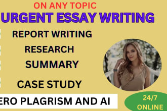 write case study analysis, apa paper, assignment, research and summaries