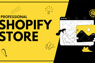 design and build shopify website and ecommerce store