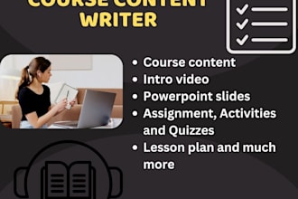 create customized course content, curriculum, and online learning materials
