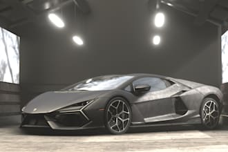make 3d car model using blender 3d
