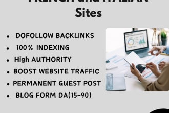 provide guest post on france , italian