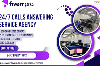 provide 24 hours call center answering service