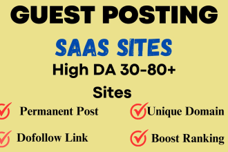 do saas link insertion guest post backlink on high da saas sites or blog