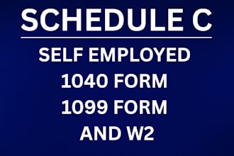 prepare 1040, schedule c, profit and loss account