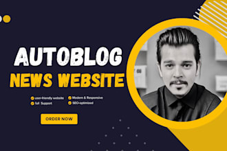 create an autoblog or autopilot automated news website adsense friendly