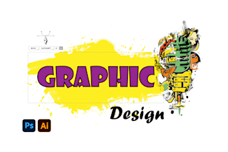 be your graphic designer in adobe photoshop, illustrator work, redesign graphics