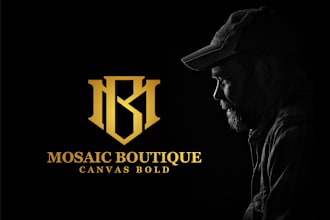 do initial letters monogram luxury fashion clothing brand logo design