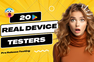provide 20 trusted testers for your google play app closed testing for 2 weeks
