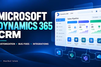 customize microsoft dynamics 365 CRM and fix bugs