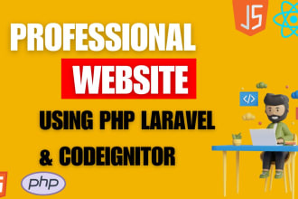 be your php laravel developer  web developer  custom website developer