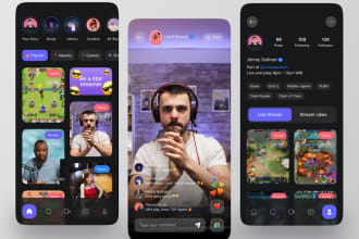 develop livestreaming app, video streaming app, social chat app