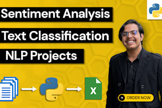 do sentiment analysis and classification on text in nlp python