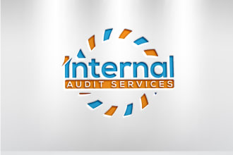 make unique and memorable minimalist internal audit logo