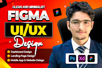 do figma design, figma website UI UX design, and mobile app UI UX design