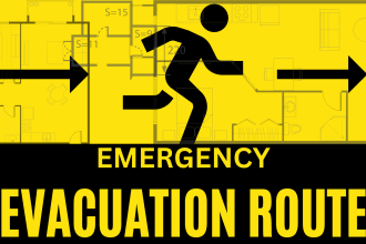 design safety and emergency evacuation maps routes for your buildings