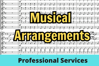 arrange or orchestrate any song