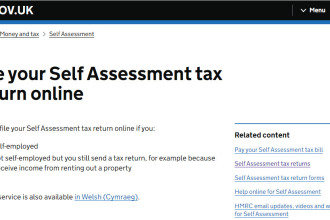 file UK personal self assessment tax return to hmrc