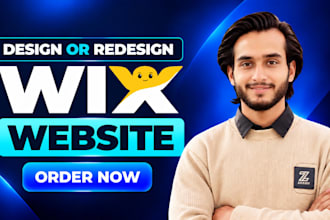 design or redesign wix website, wix landing page, wix development and wix SEO