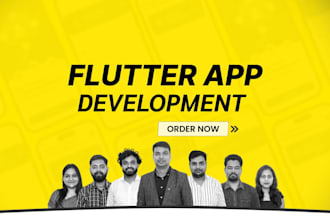 flutter app development as flutter developer with flutterflow, flutter firebase