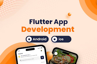 flutter app development mobile app development as android app, flutter developer