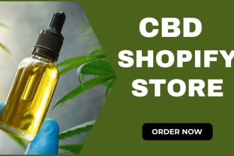 design cbd shopify store cbd website  marijuana tobacco store cbd dropshipping