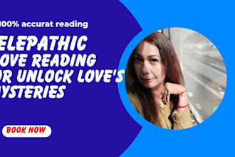provide telepathic psychic love readings on your lover ex partner soulmate